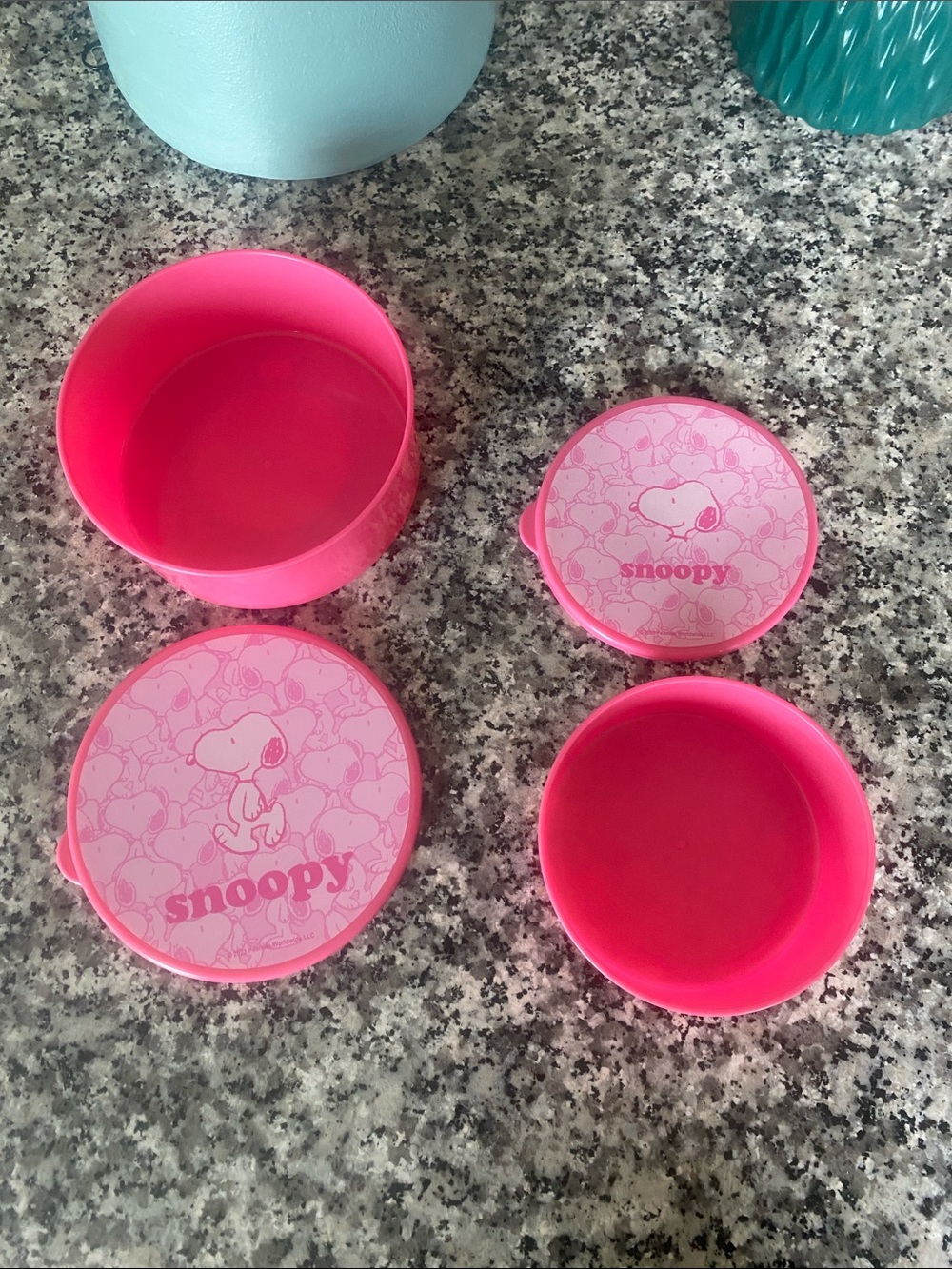 Peanuts Snoopy Snack Containers - 2 Pack